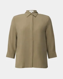 Forcast Bella 3/4 Sleeve Shirt Safari Beige Discount