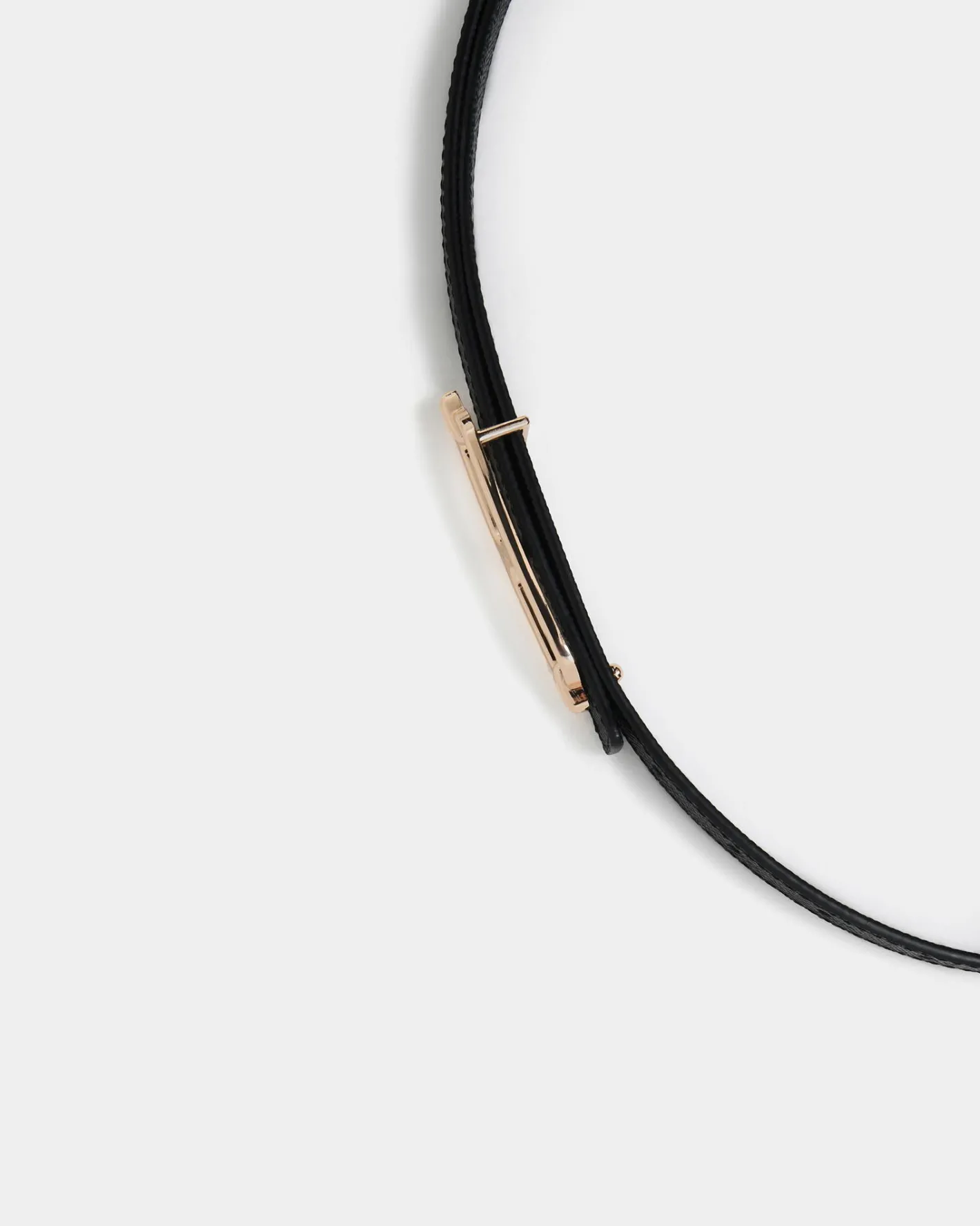 Forcast Bellarose Leather Belt Black Discount