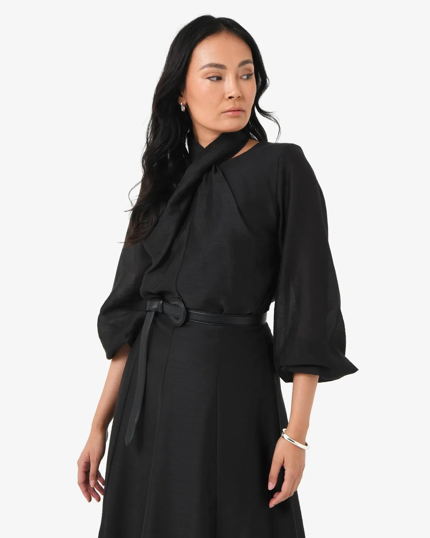 Forcast Bellini Panel Maxi Skirt Black Sale