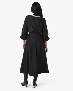 Forcast Bellini Panel Maxi Skirt Black Sale