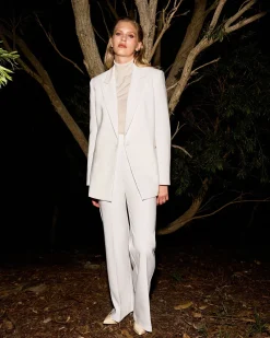 Forcast Belmore Crepe Flared Pants Snow