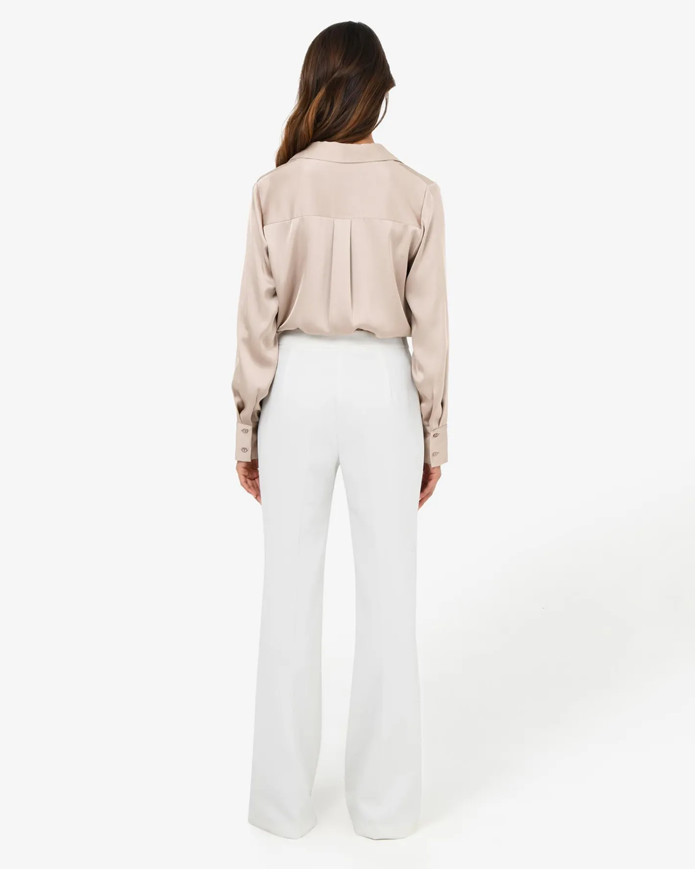 Forcast Belmore Crepe Flared Pants Snow