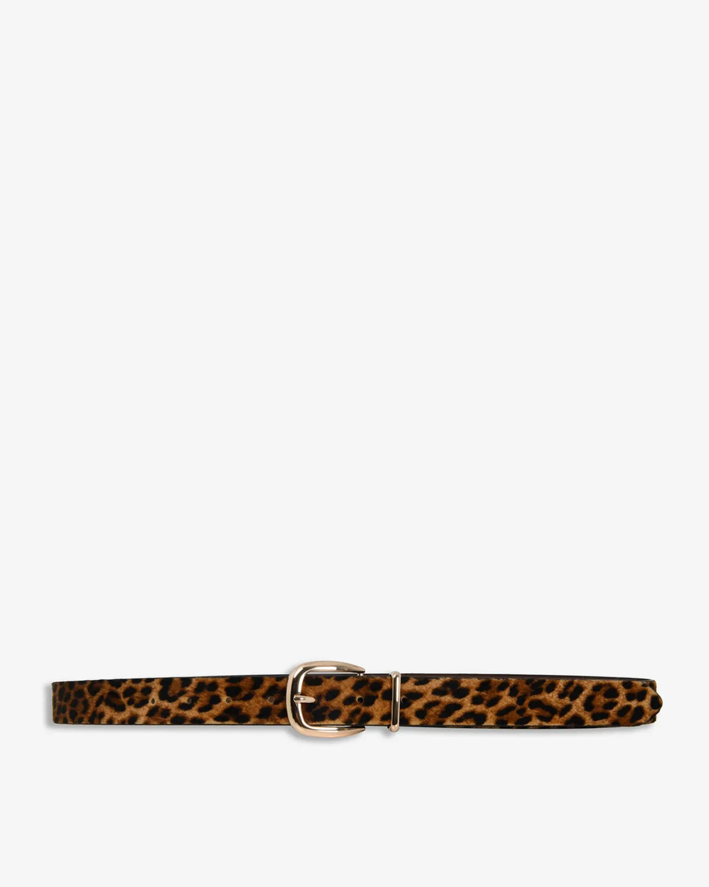 Forcast Bianka Leather Belt Leopard Clearance