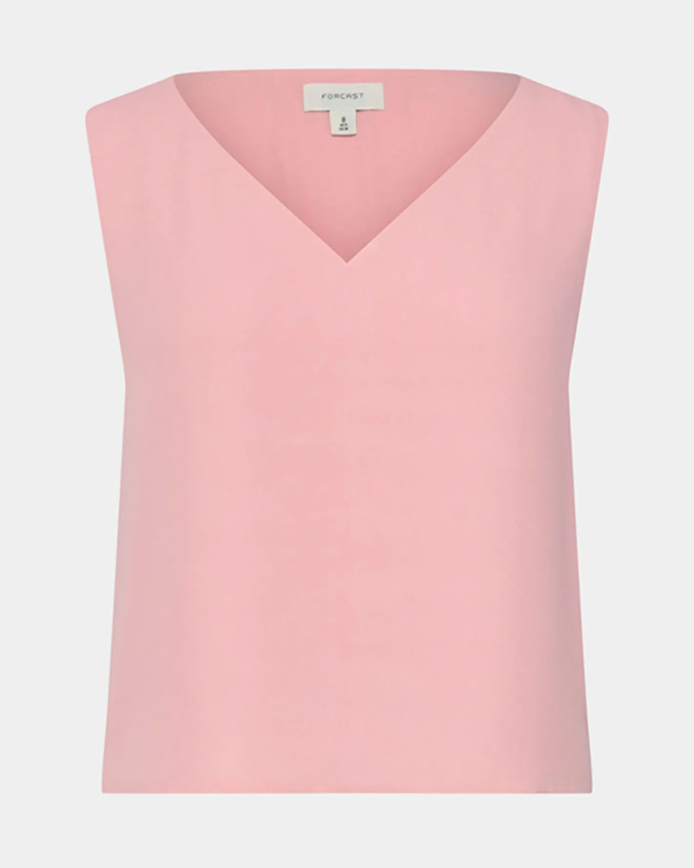 Forcast Blair V-neck Crop Top Pink Clearance