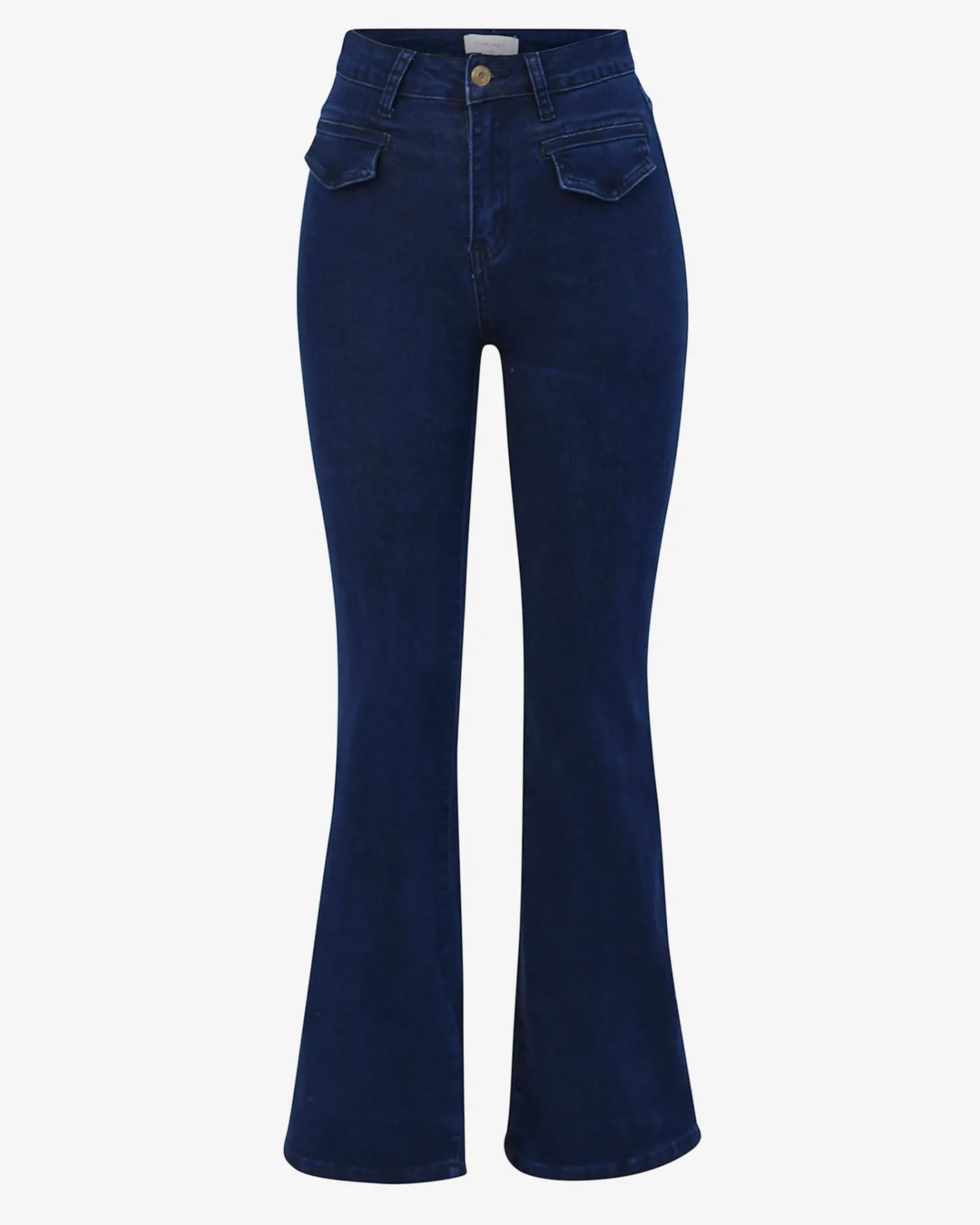 Forcast Bondi Flared Leg Jeans Classic Blue Discount