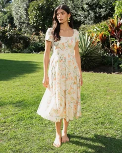 Forcast Brielle Floral Dress Spring Floral Online