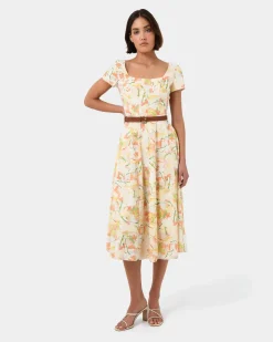 Forcast Brielle Floral Dress Spring Floral Online