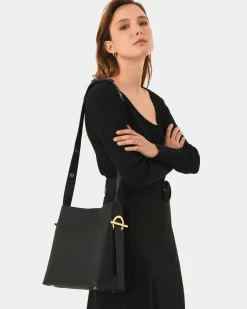 Forcast Brighton Leather Bag Black Sale