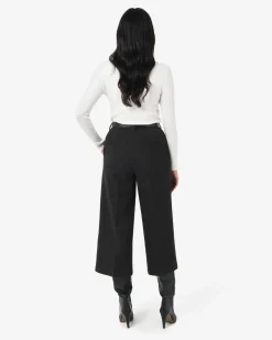 Forcast Brighton Wide Leg Culottes Charcoal Outlet