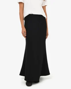 Forcast Caris Flared Maxi Skirt Black Online