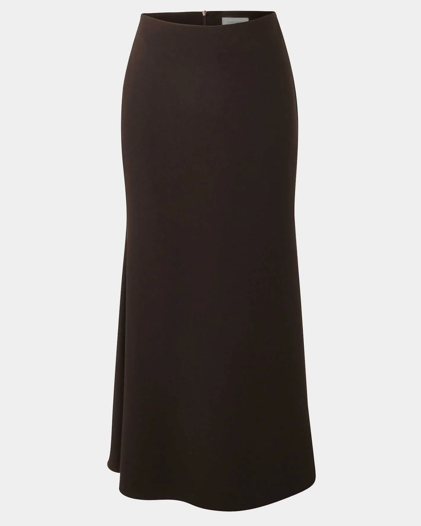 Forcast Caris Flared Maxi Skirt Chocolate Discount