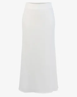 Forcast Carissa Flared Maxi Skirt White Online
