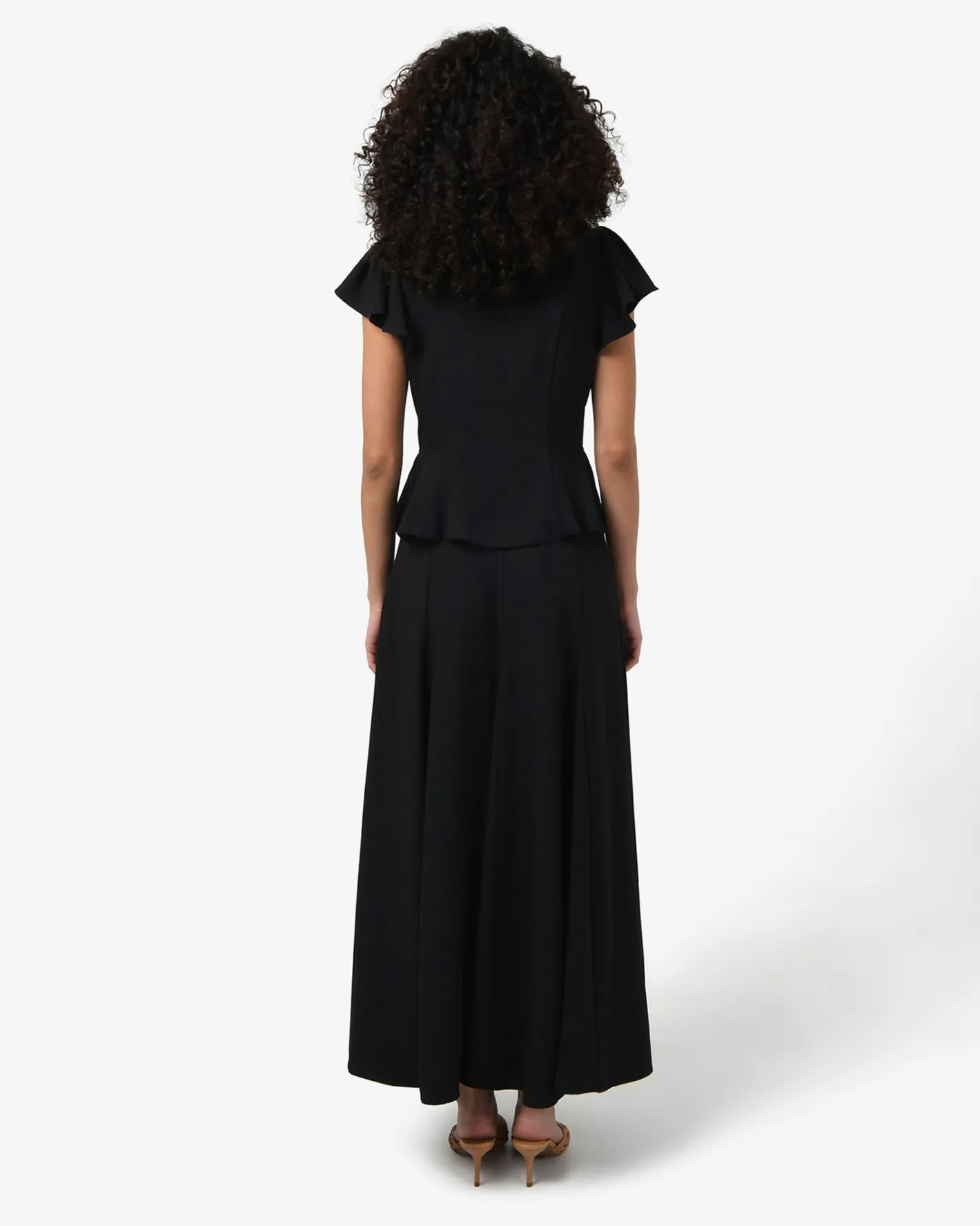 Forcast Carissa Godet Skirt Black