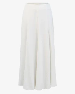 Forcast Carissa Godet Skirt White Clearance