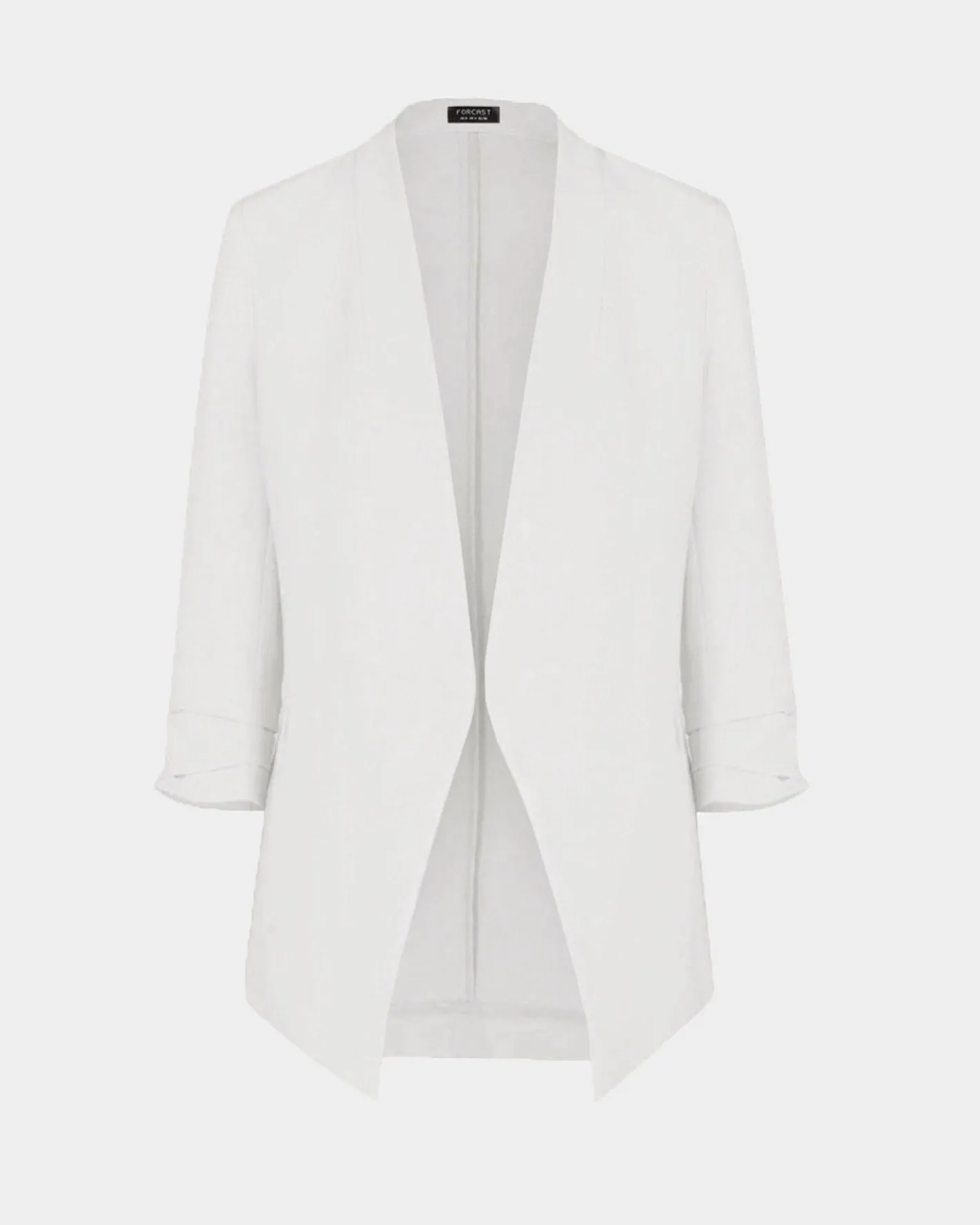 Forcast Carter 2 Collarless Blazer Ivory Discount