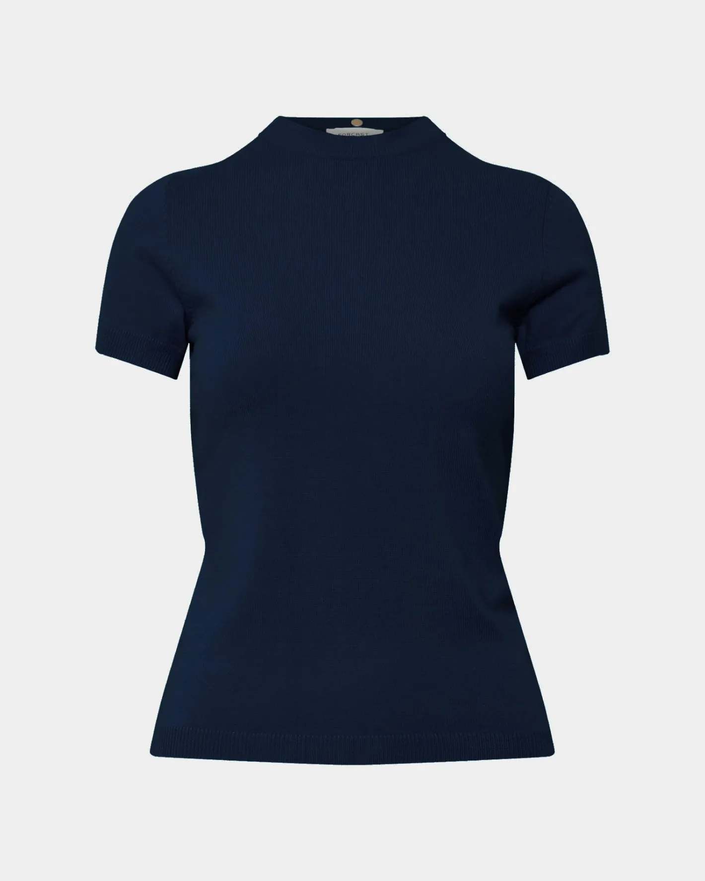 Forcast Catherine Short Sleeve Knit Navy Online