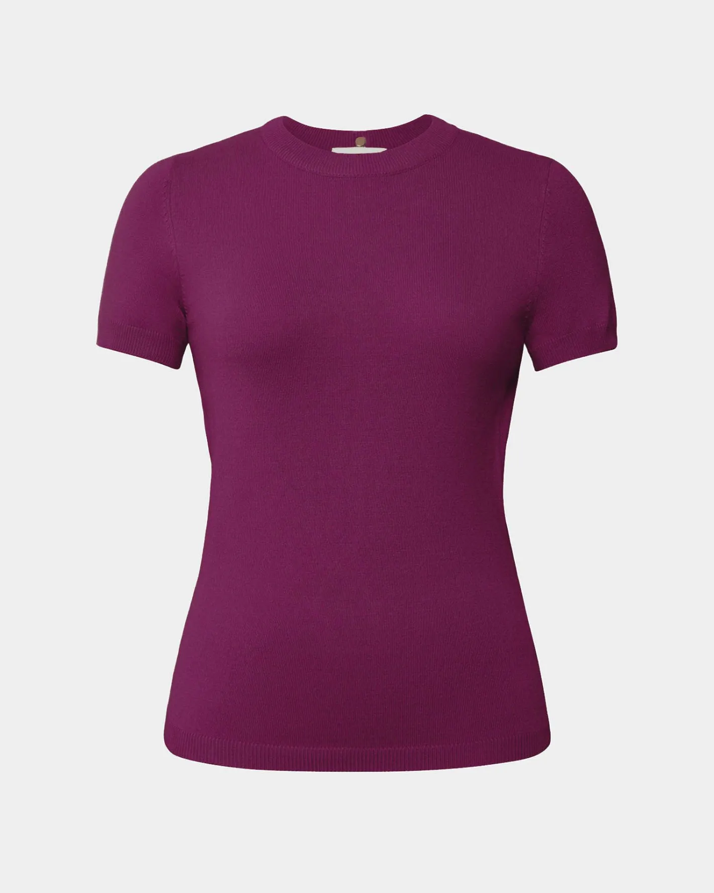Forcast Catherine Short Sleeve Knit Berry New