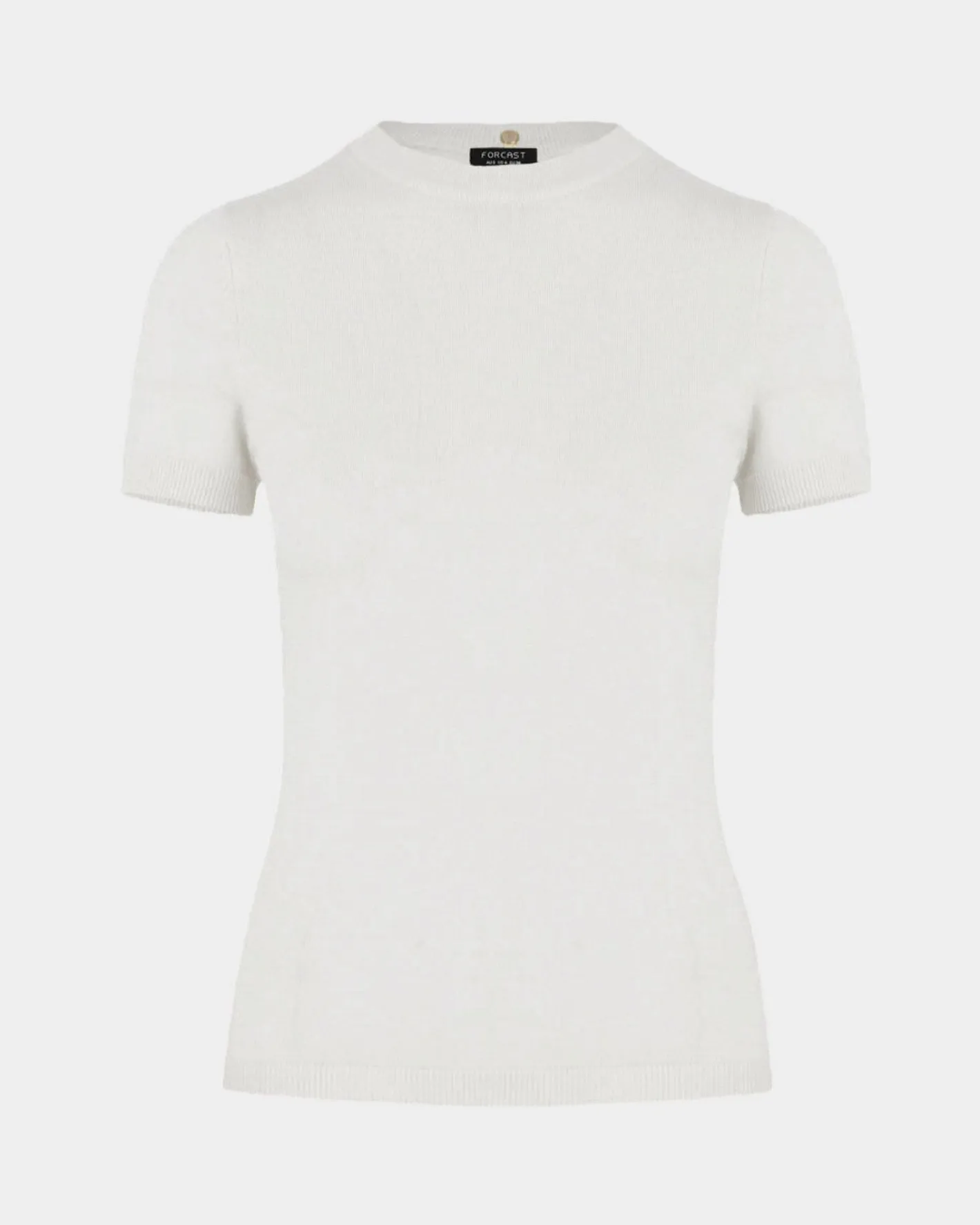 Forcast Catherine Short Sleeve Knit Ivory New