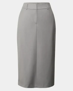 Forcast Chloe Panel Skirt Grey Online