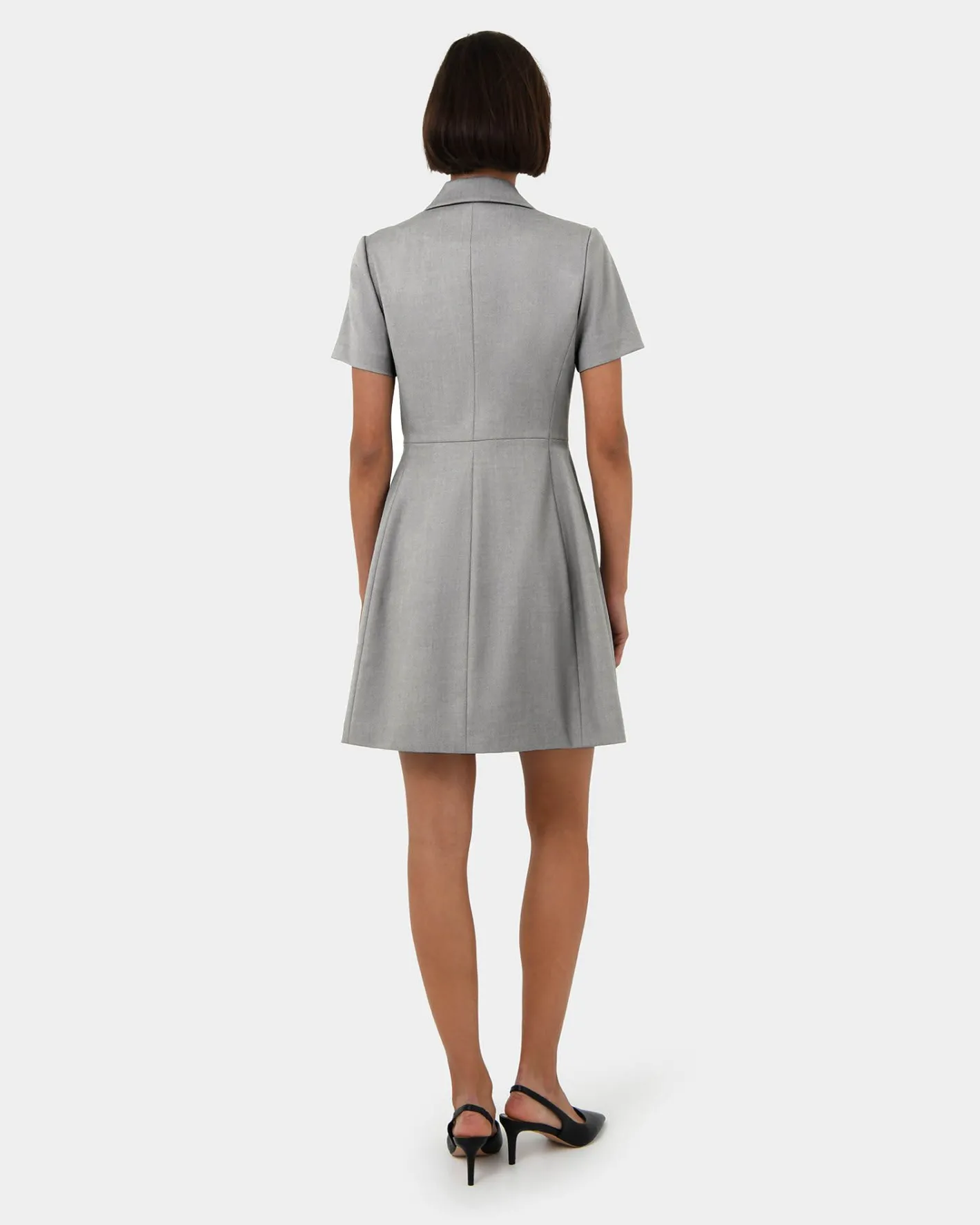 Forcast Chloe Suit Dress Grey Clearance
