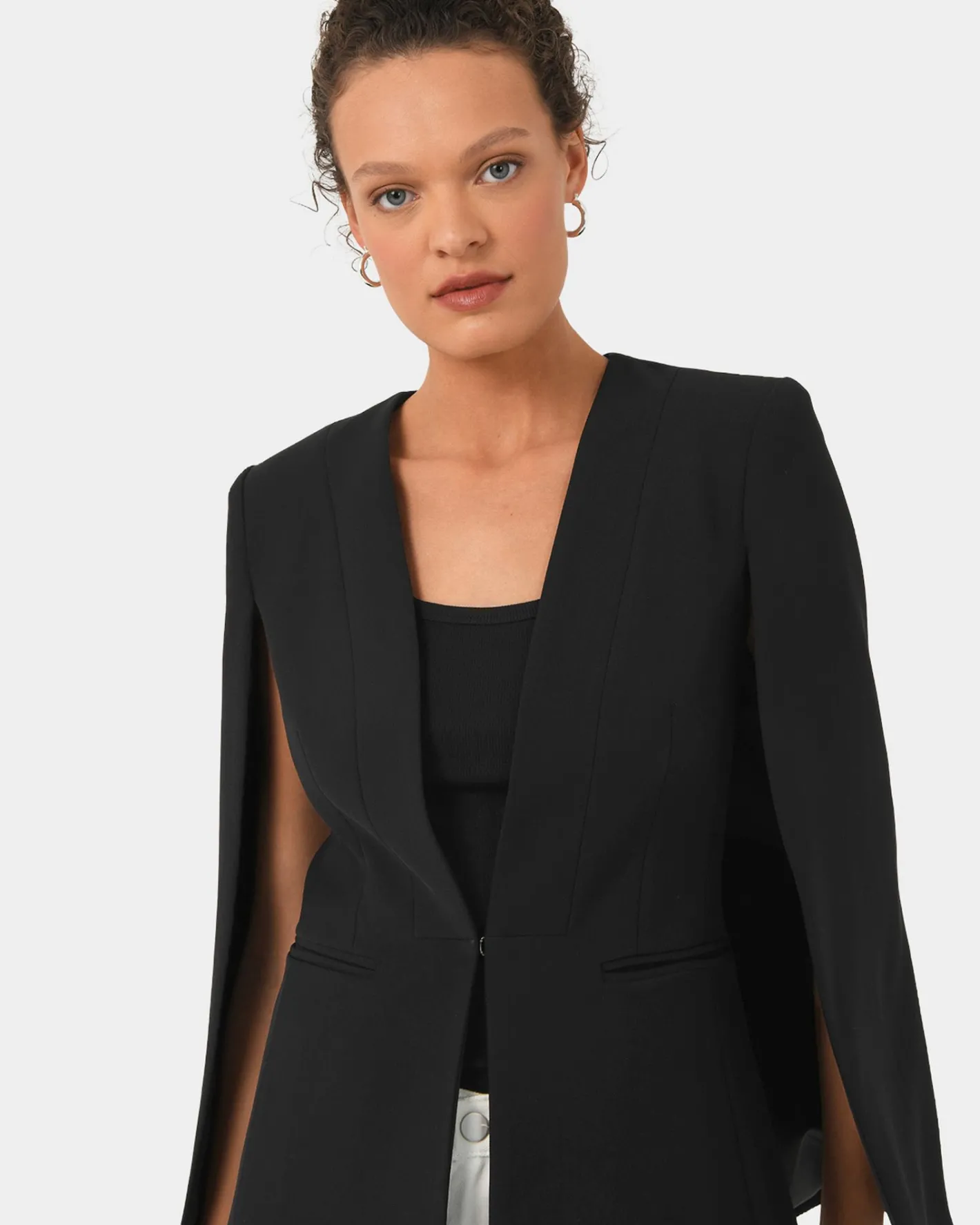 Forcast Christina 2 Cape Jacket Black Hot