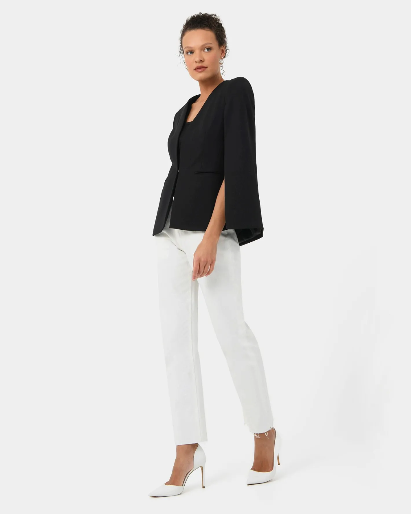 Forcast Christina 2 Cape Jacket Black Hot