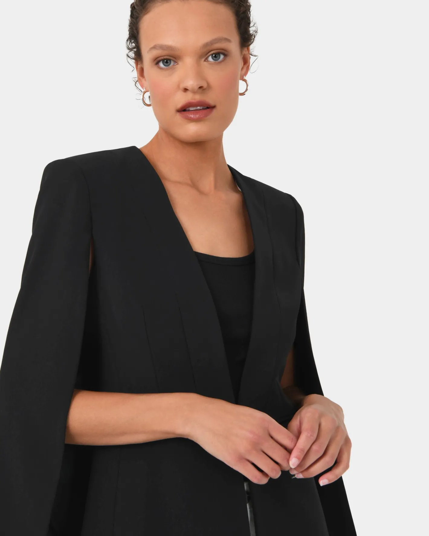 Forcast Christina 2 Cape Jacket Black Hot