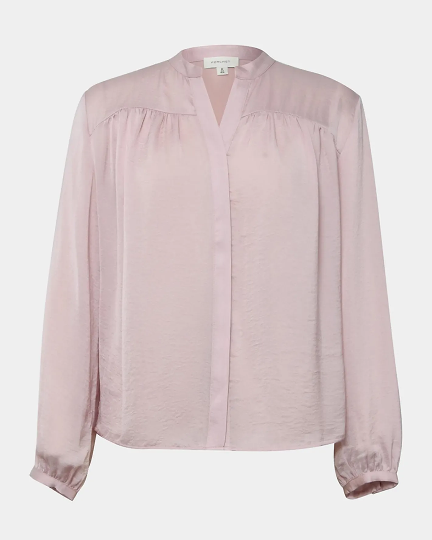Forcast Claire V-neck Blouse Blush Online