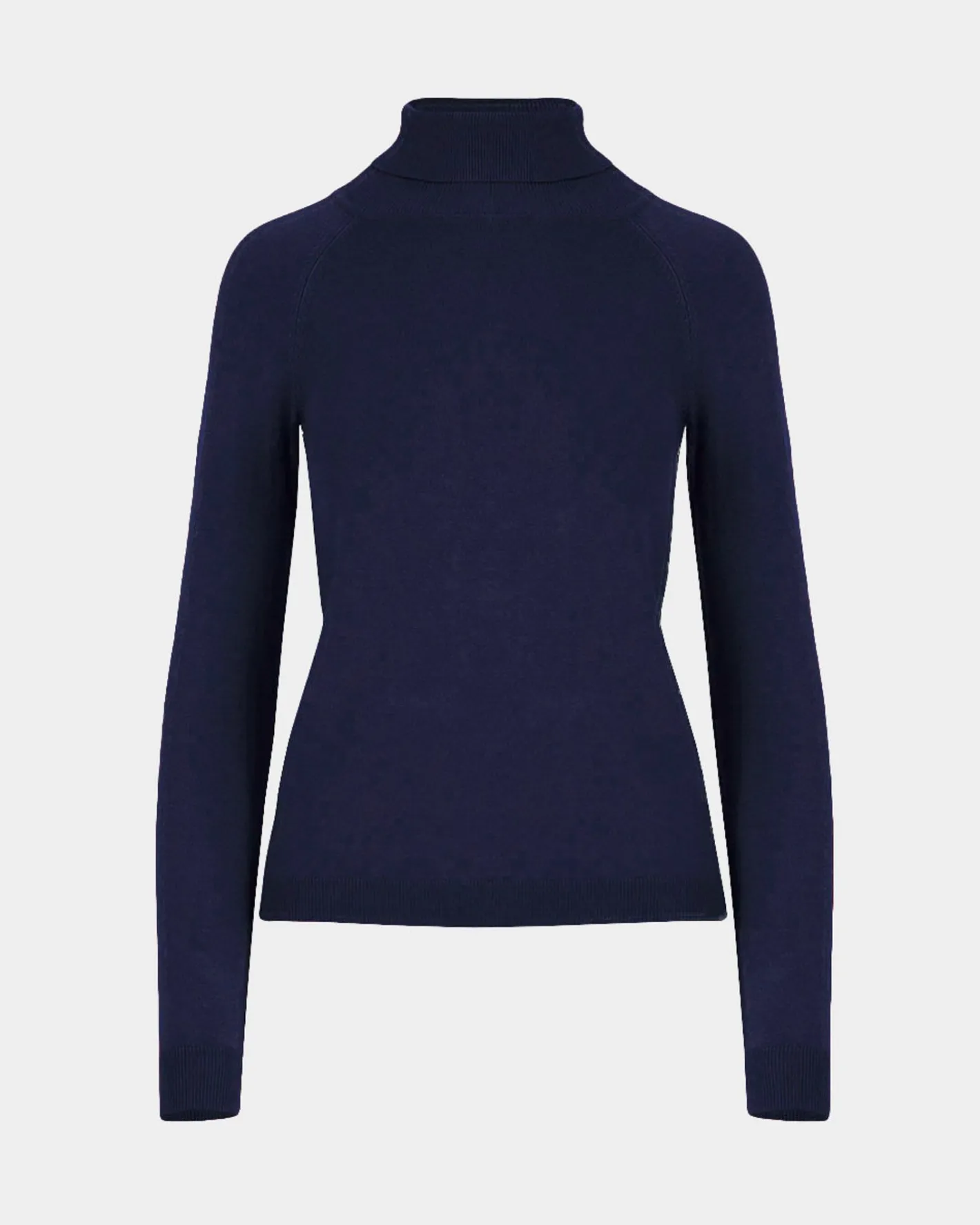Forcast Clarisse Turtleneck Sweater Navy New