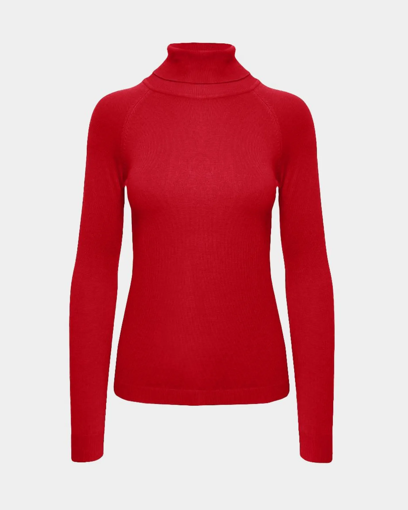 Forcast Clarisse Turtleneck Sweater Red