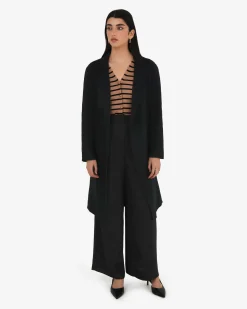 Forcast Collins Wool Blend Coat Black Sale