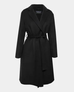 Forcast Collins Wool Blend Coat Black Sale