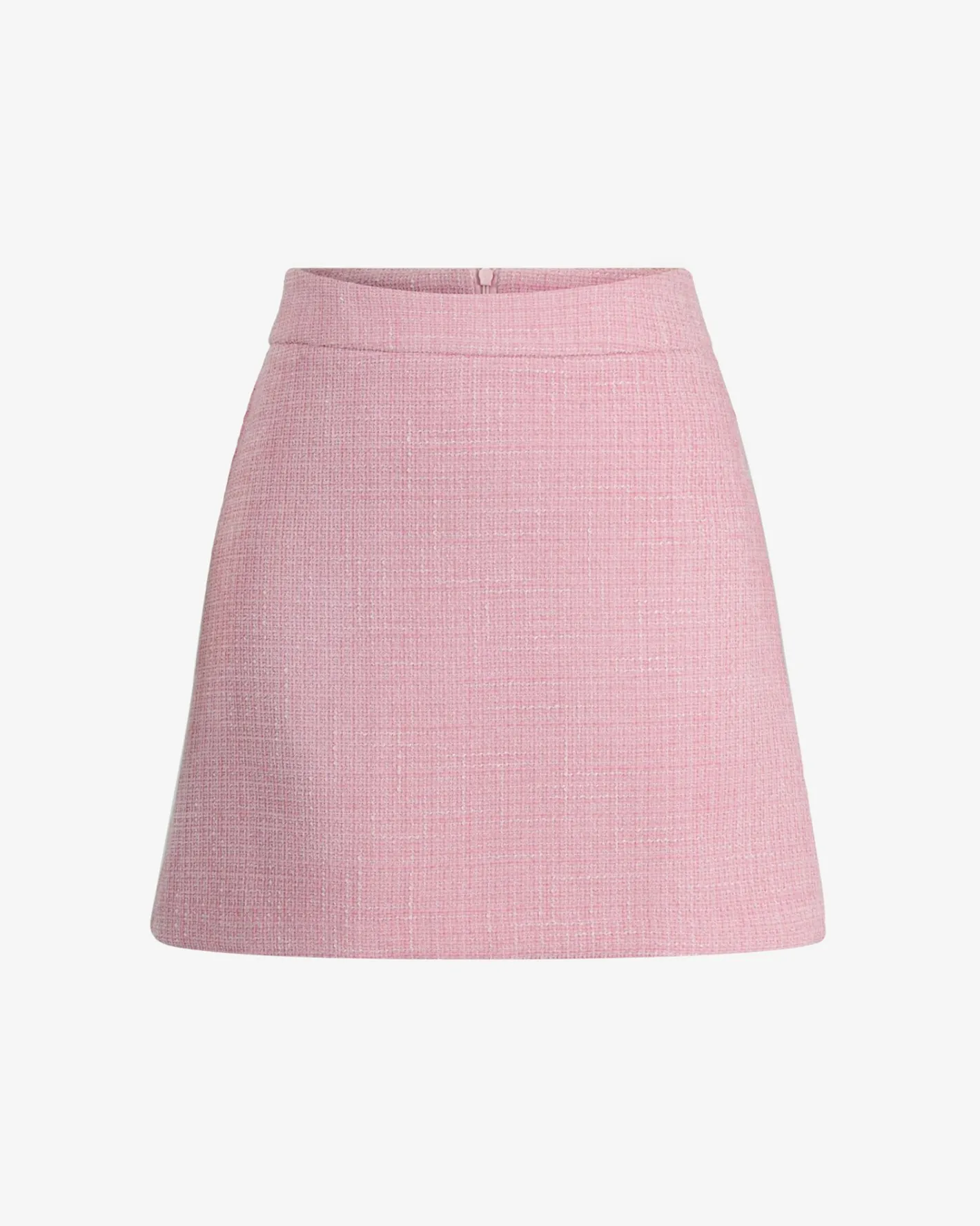 Forcast Cynthia Tweed Mini Skirt Pink
