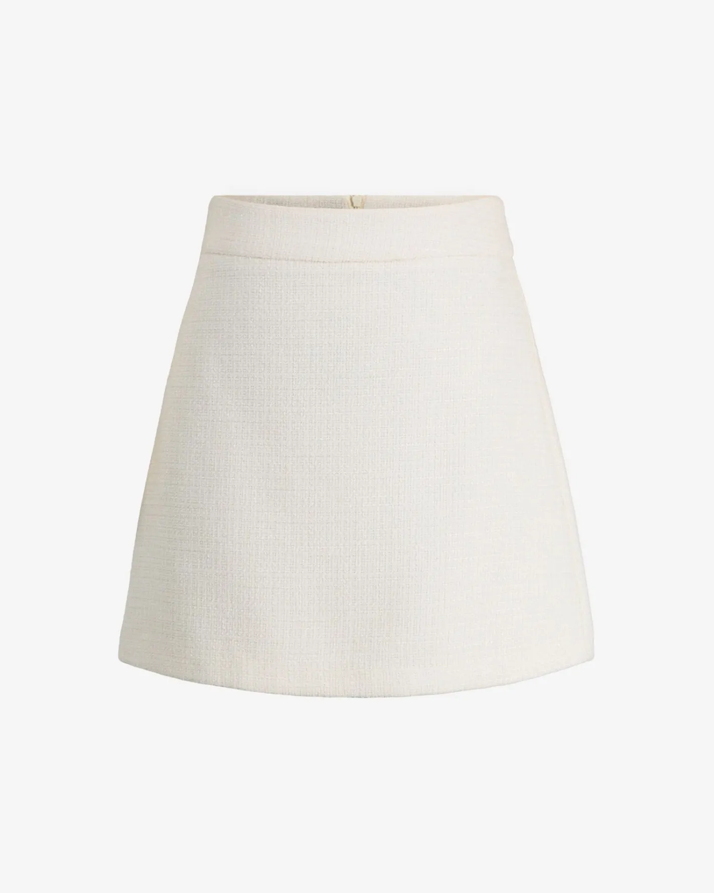 Forcast Cynthia Tweed Mini Skirt Ivory Discount