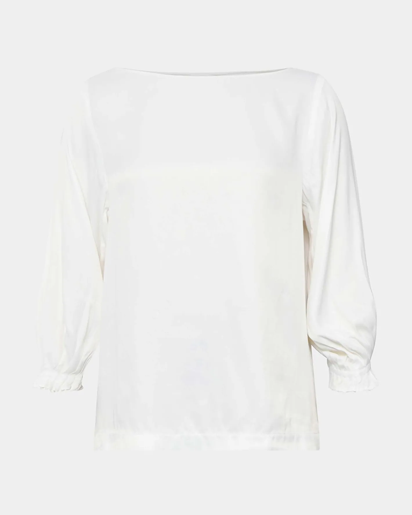 Forcast Cyra Long Sleeve Top Ivory Discount