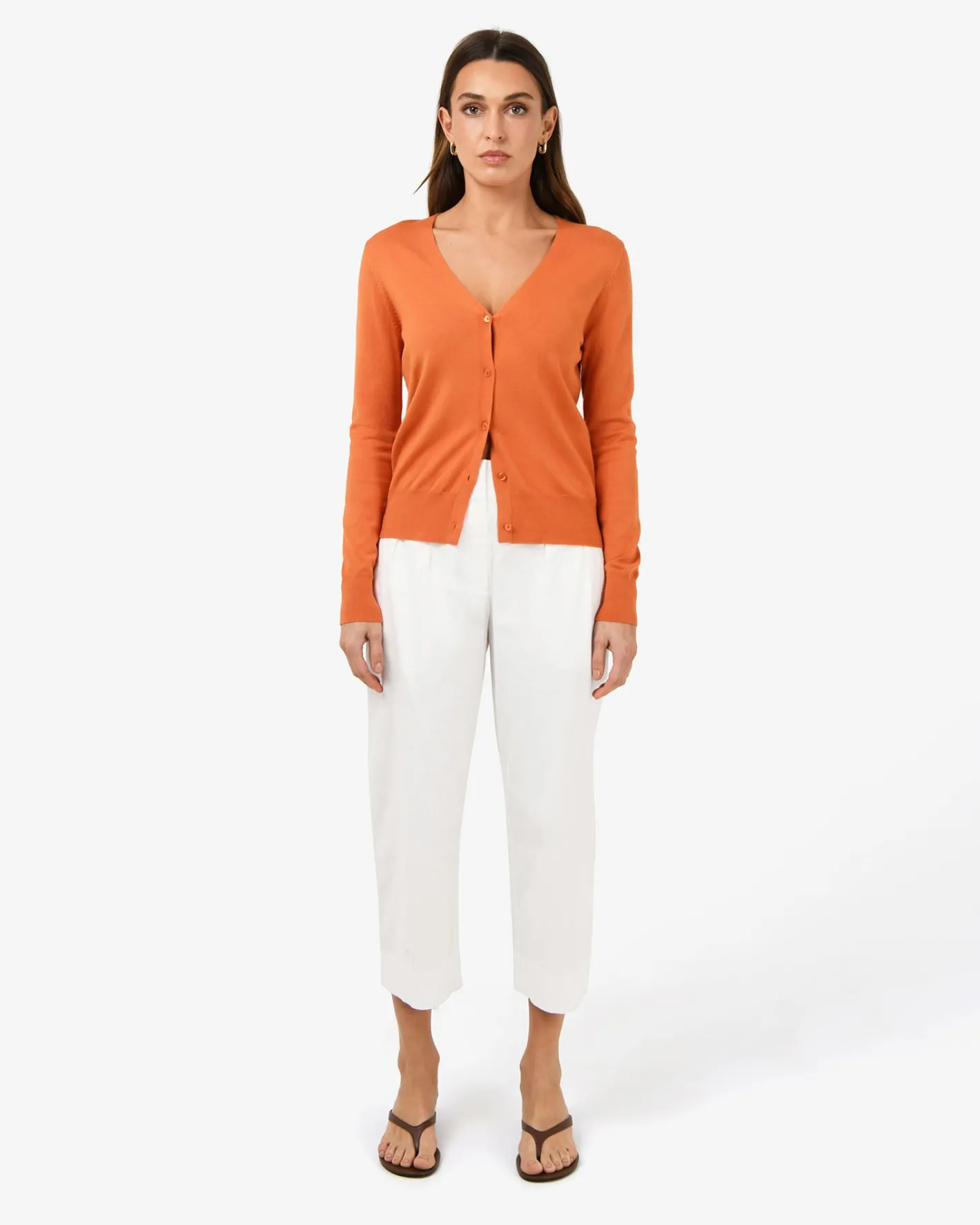 Forcast Dallas Barrel Leg Pants Ivory Sale