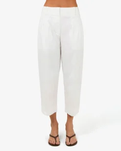 Forcast Dallas Barrel Leg Pants Ivory Sale