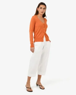 Forcast Dallas Barrel Leg Pants Ivory Sale