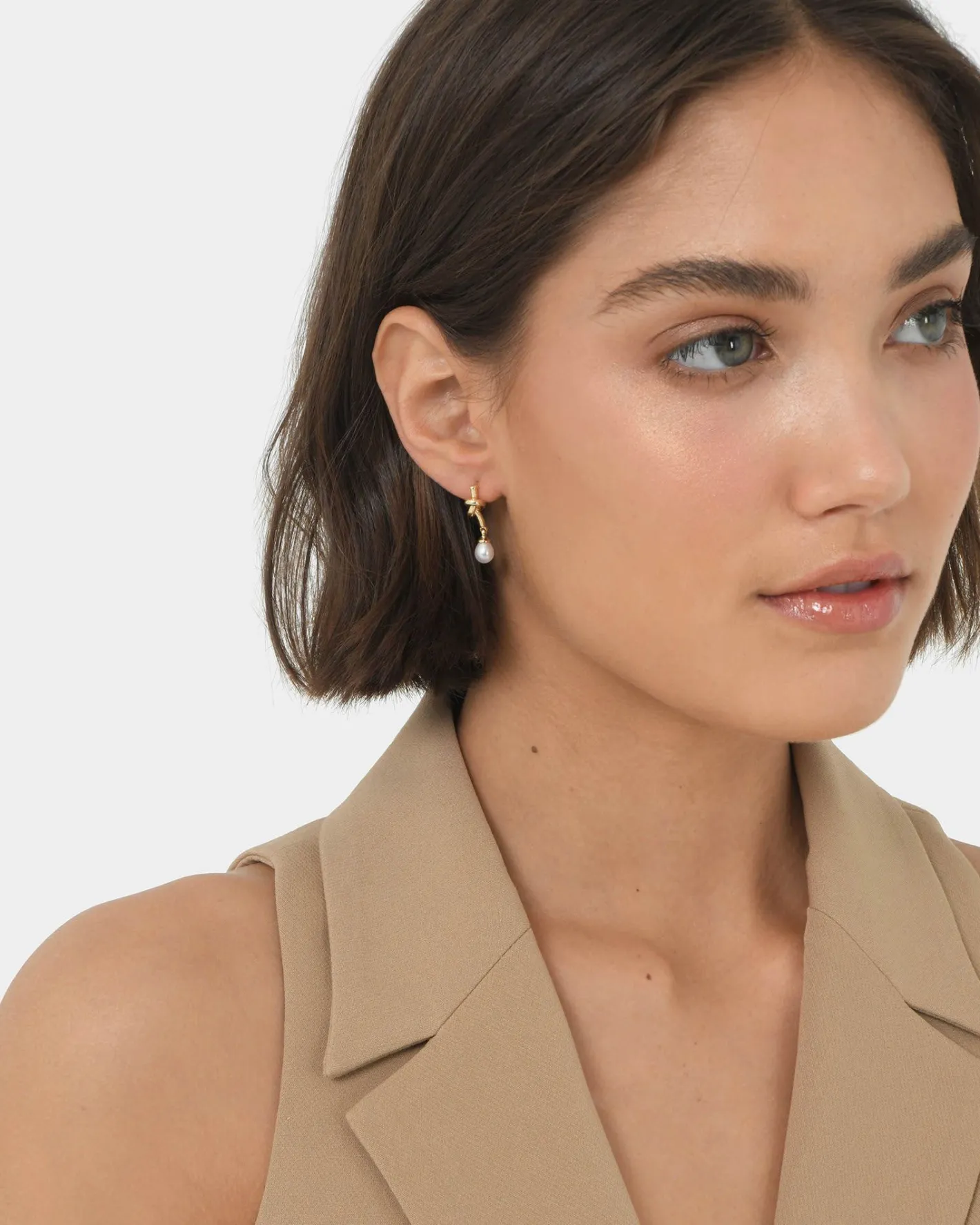 Forcast Danelly Plated Earrings Gold Sale