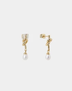 Forcast Danelly Plated Earrings Gold Sale