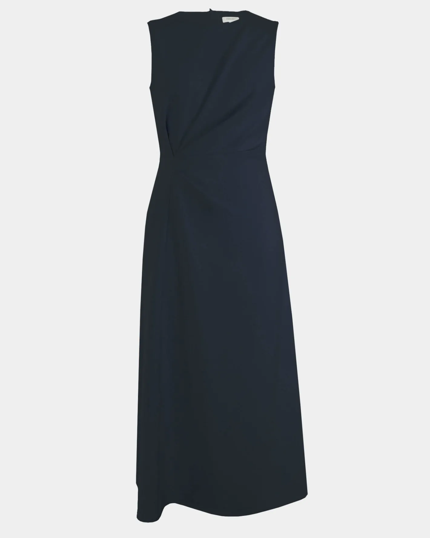 Forcast Demi Ruched Midi Dress Midnight