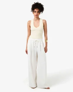 Forcast Devon V-neck Singlet Butter Best