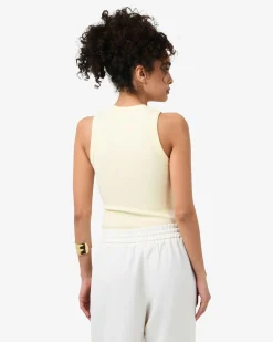 Forcast Devon V-neck Singlet Butter Best