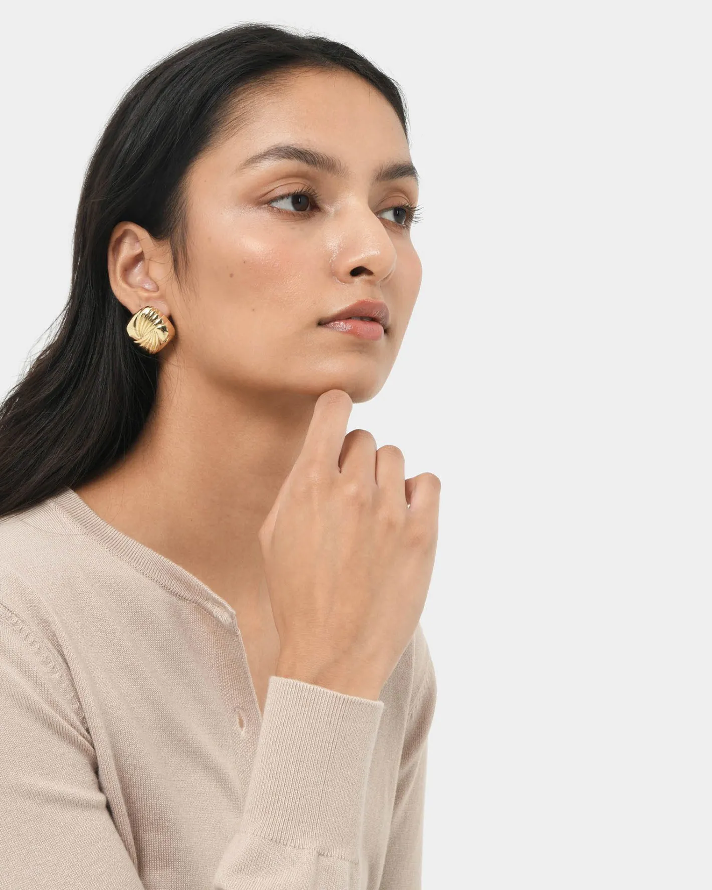 Forcast Elianna Earrings Gold Discount
