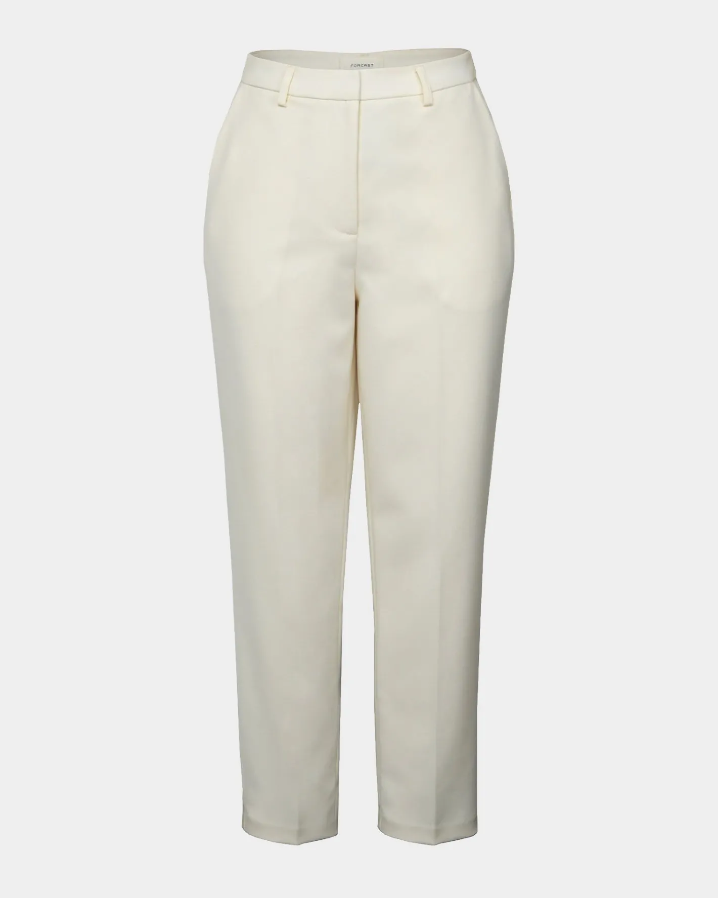 Forcast Elka Straight Leg Pants Ecru Hot