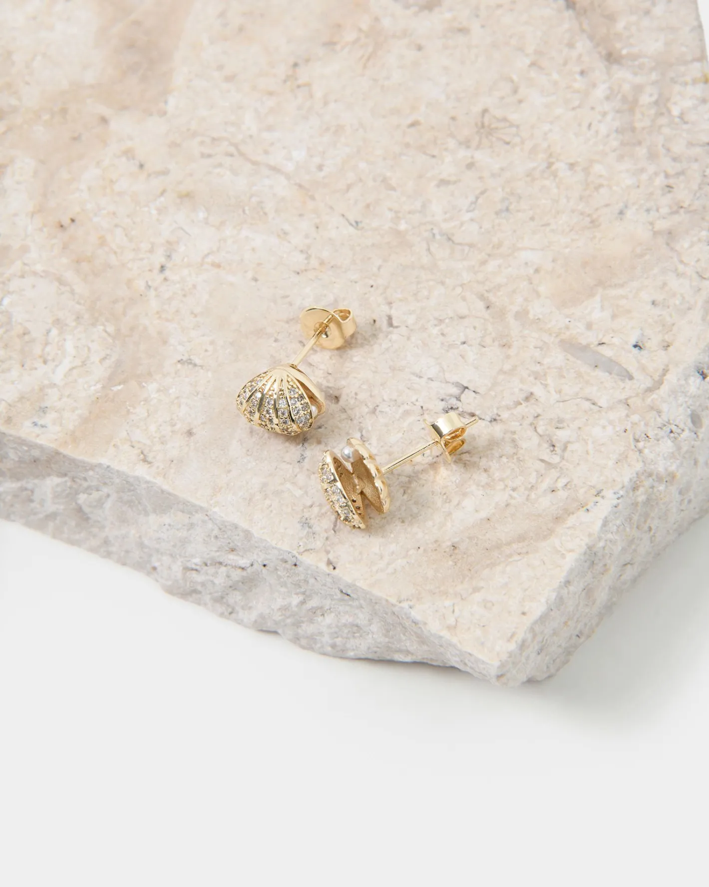 Forcast Ella 16k Plated Earrings Gold Discount