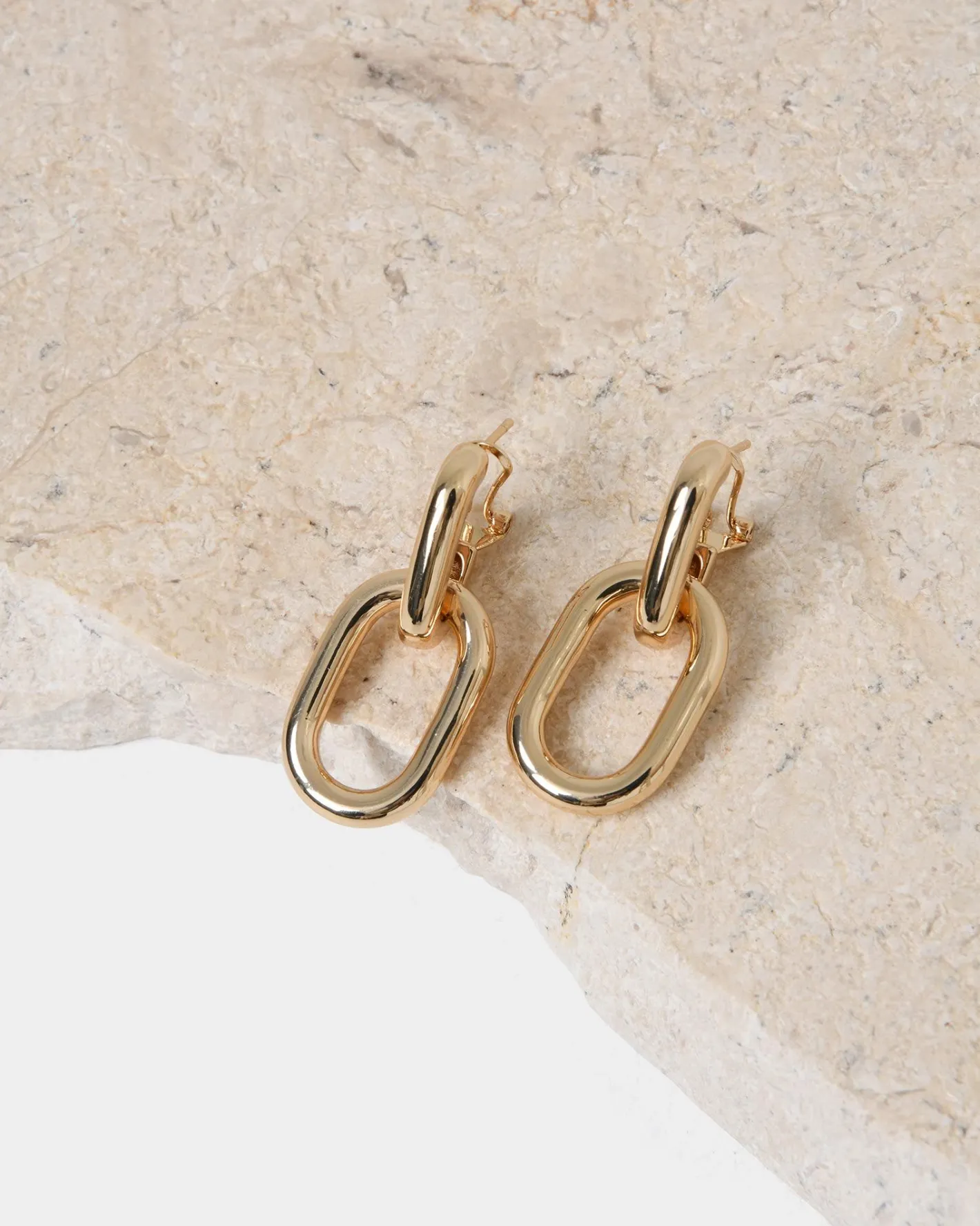 Forcast Elvira Earrings Gold Hot