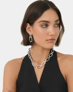 Forcast Elvira Earrings Silver Online