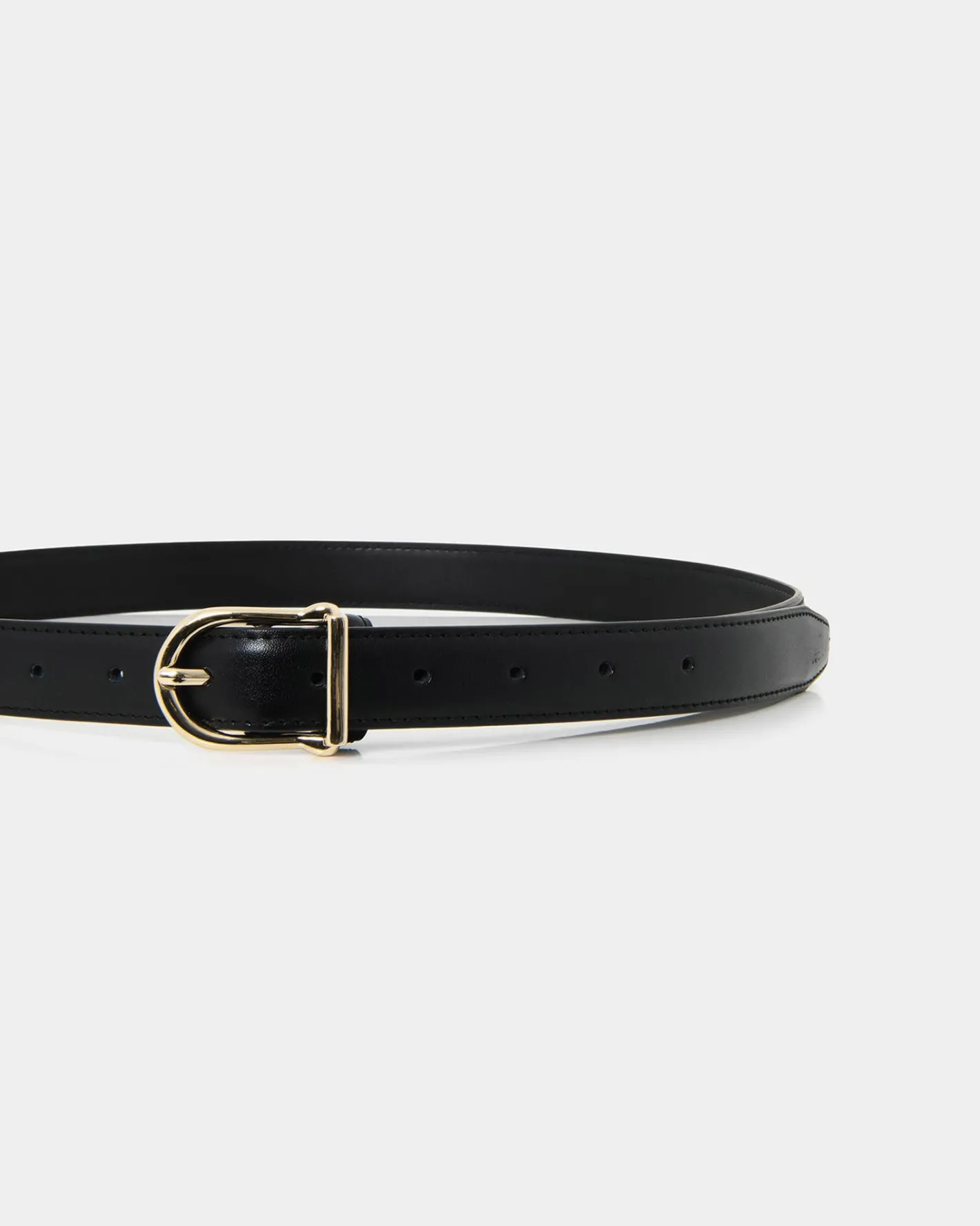 Forcast Emmarose Leather Belt Black Hot