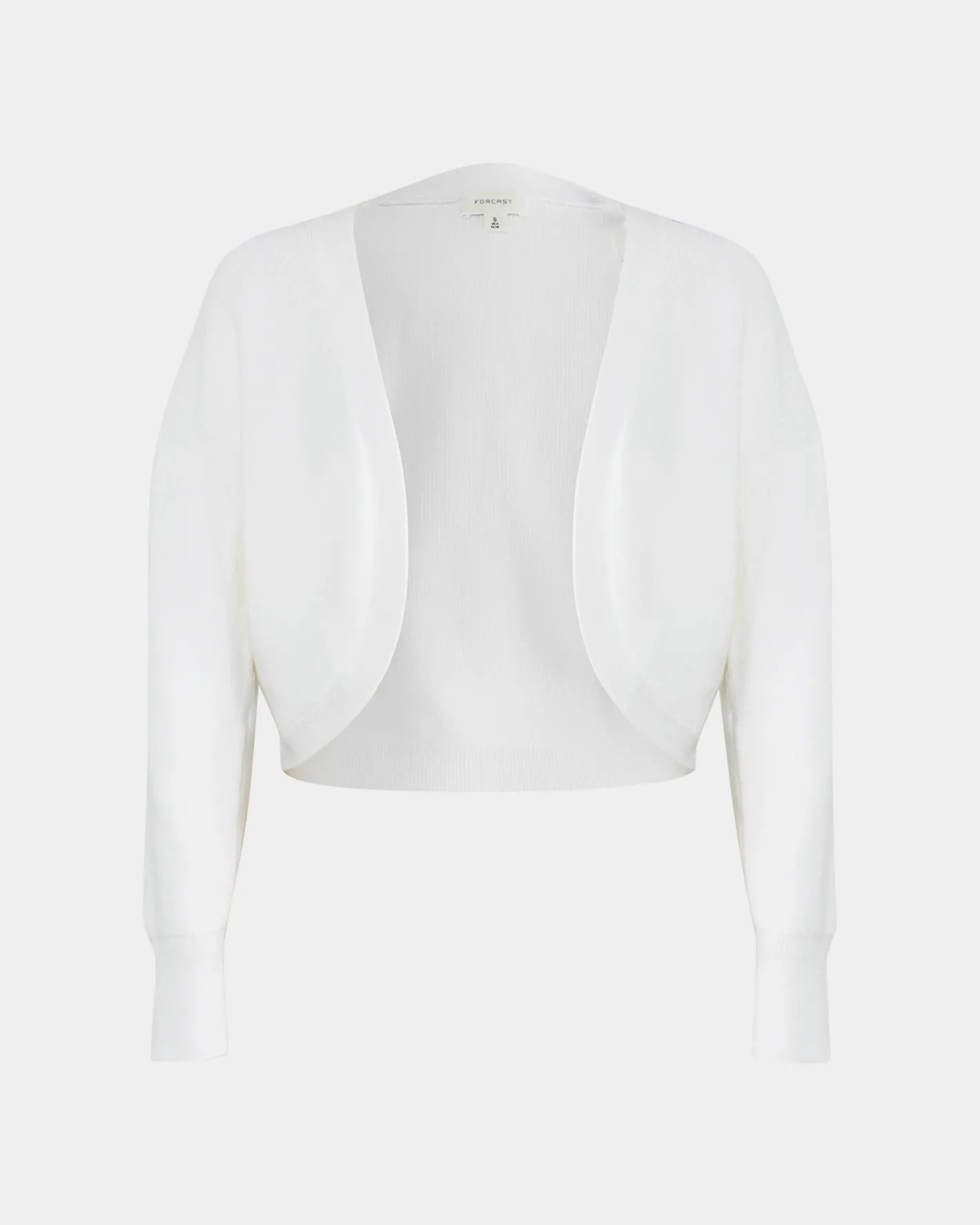 Forcast Everleigh Cropped Cardigan Ivory